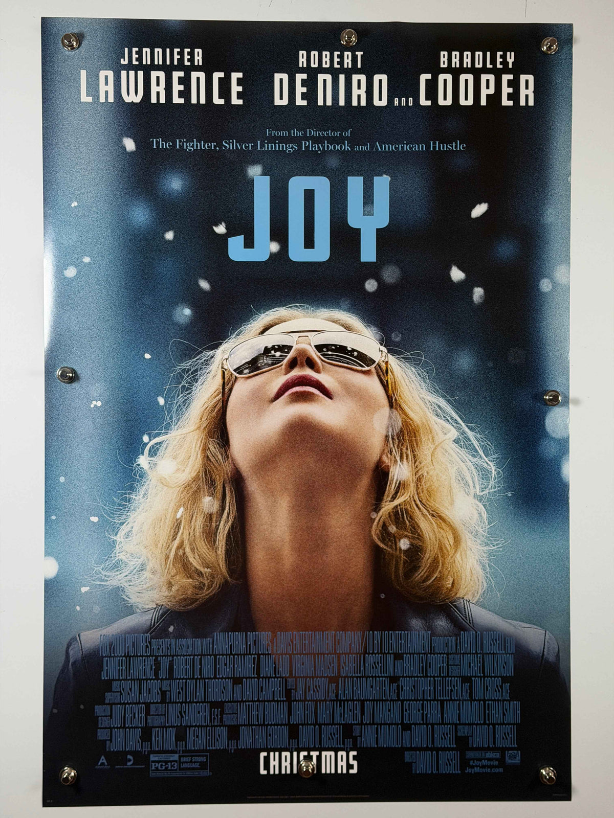 JOY 2015 Original Double-Sided Rolled Movie Poster 27x40 Jennifer Lawrence