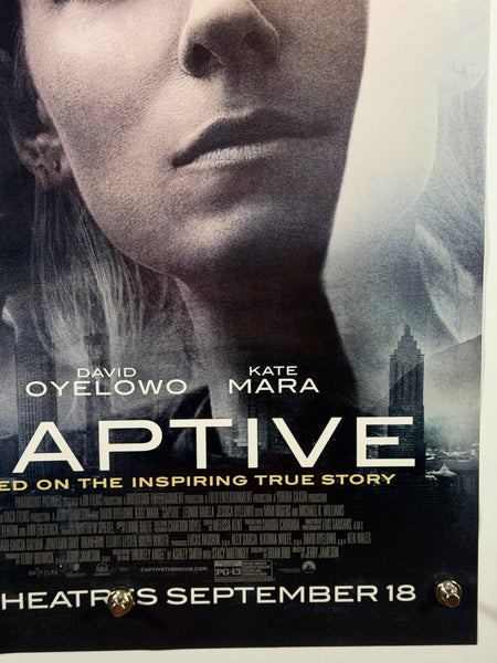 CAPTIVE 2015 Original Movie Poster 27x40 Rolled Poster David Oyelowo Kate Mara