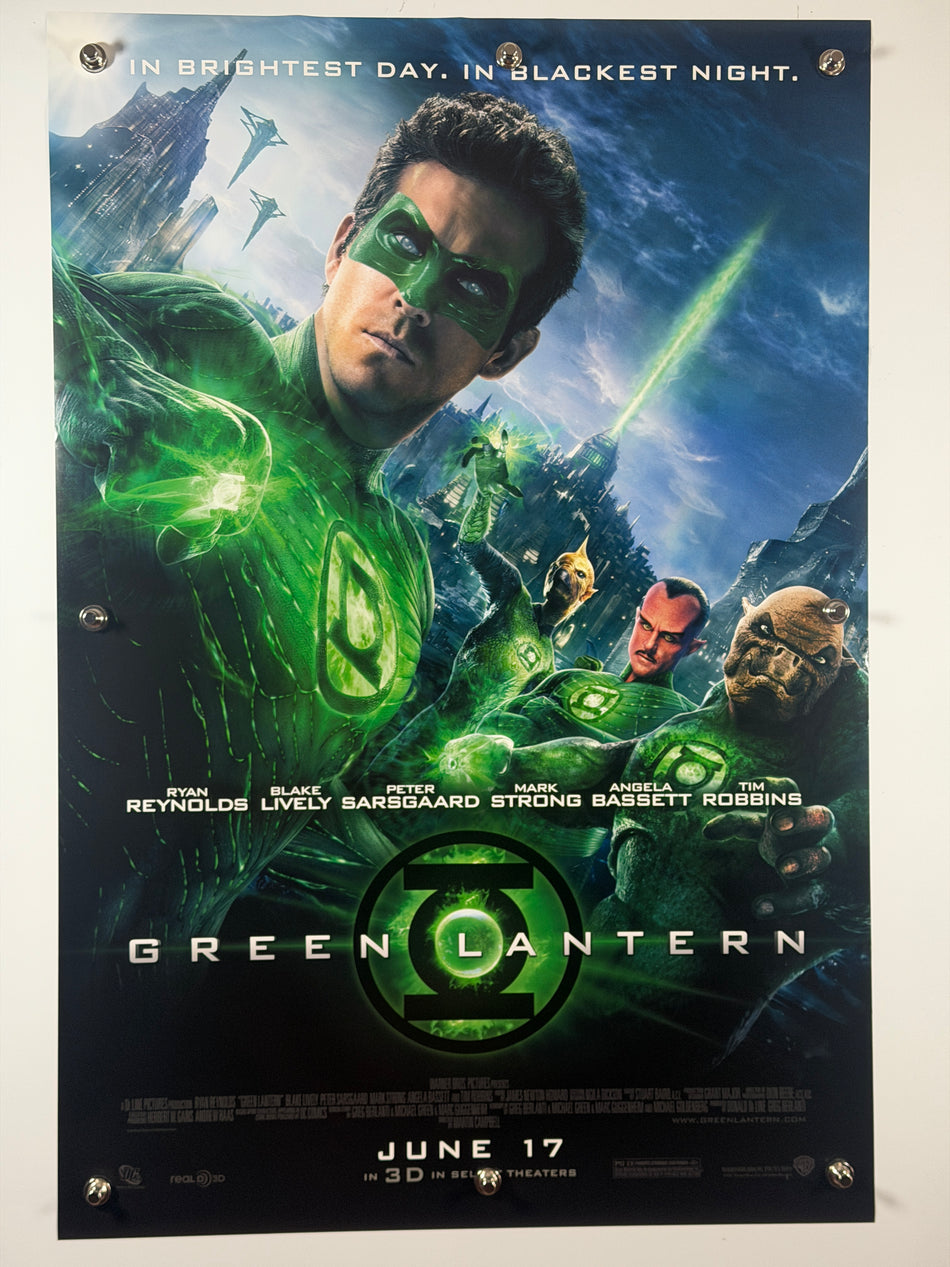 Green Lantern 2011 Original Movie Poster 27x40 DS Rolled Ryan Reynolds DC