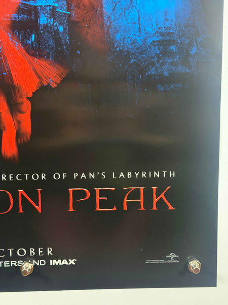 CRIMSON PEAK 2015 Original DS Advance Movie Poster 27x40 Rolled Guillermo del Toro IMAX