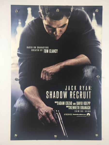 JACK RYAN: SHADOW RECRUIT 2013 Original Advance Movie Poster 27x40 DS Rolled Chris Pine Tom Clancy