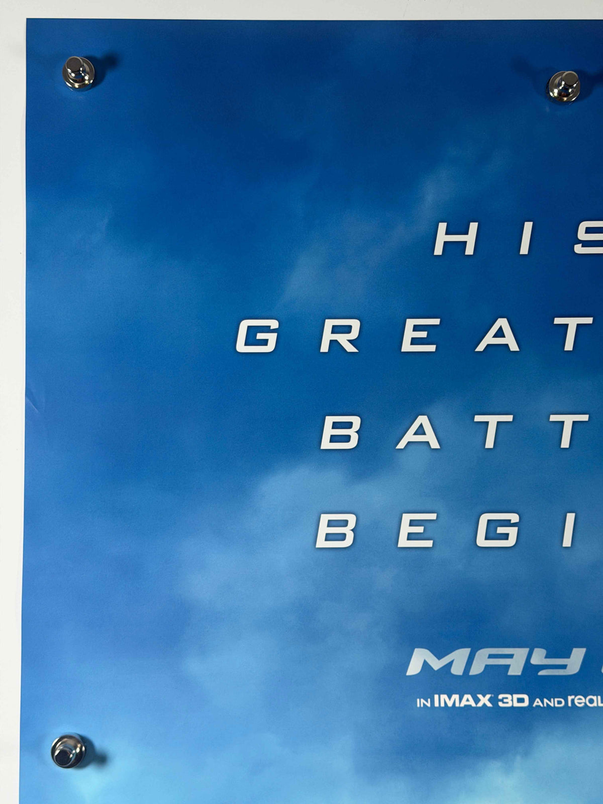 THE AMAZING SPIDER-MAN 2 2013 Original Teaser Movie Poster 27x40 DS Rolled Andrew Garfield Marvel