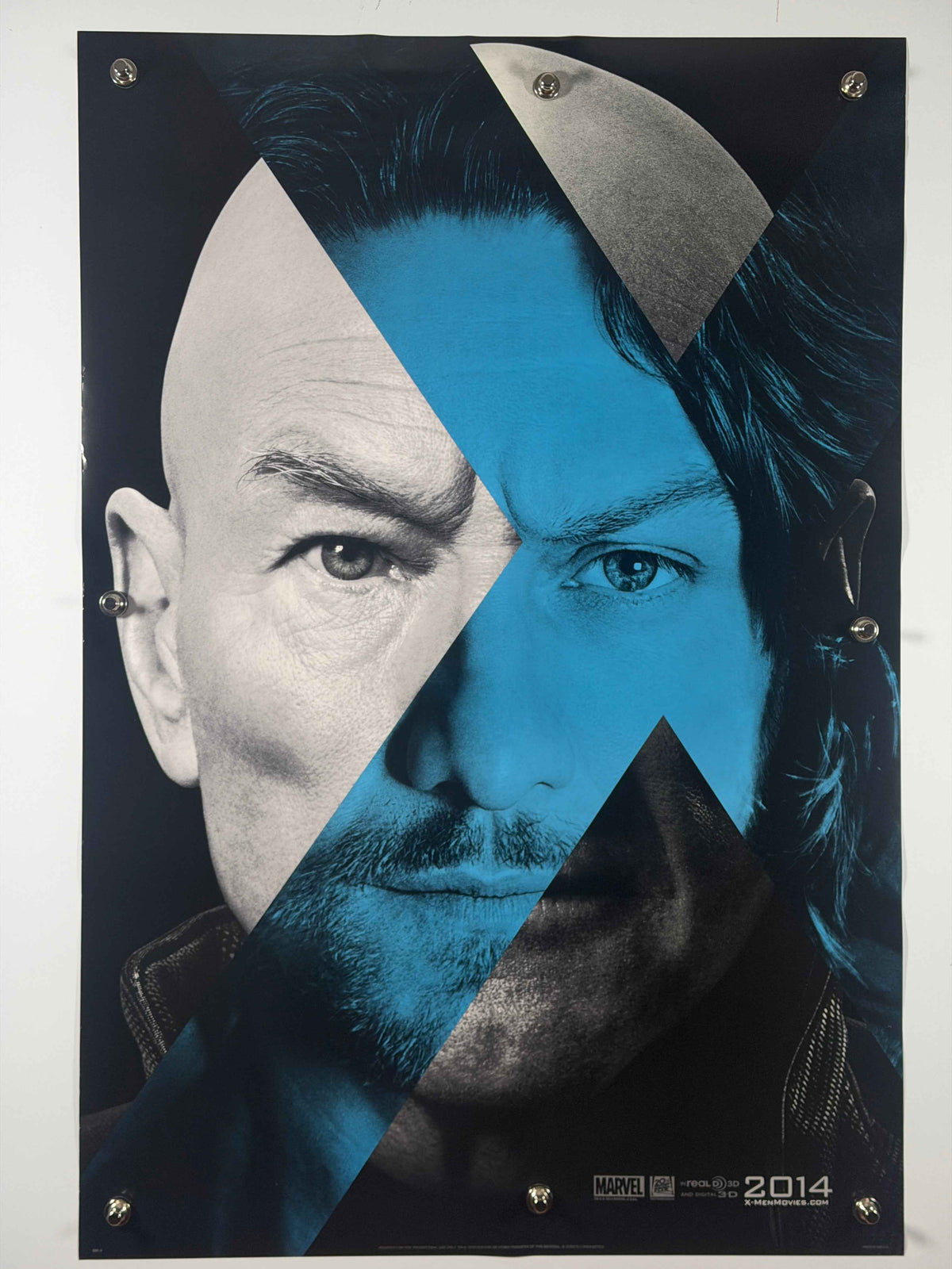 X-MEN: DAYS OF FUTURE PAST 2013 Original Professor X Teaser Movie Poster 27x40 Rolled Patrick Stewart James McAvoy