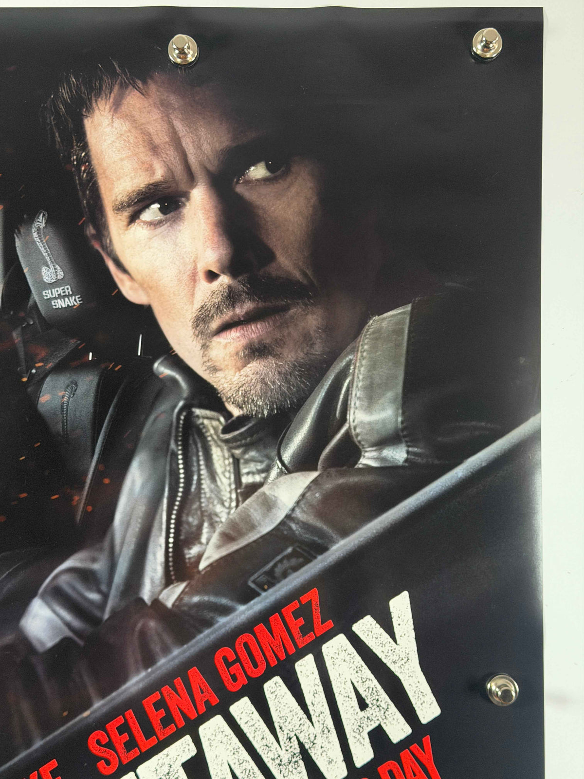 GETAWAY 2013 Original Movie Poster 27x40 DS Rolled Ethan Hawke Selena Gomez