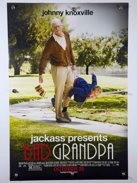 JACKASS PRESENTS BAD GRANDPA 2013 Original Movie Poster 27x40 DS Rolled Johnny Knoxville