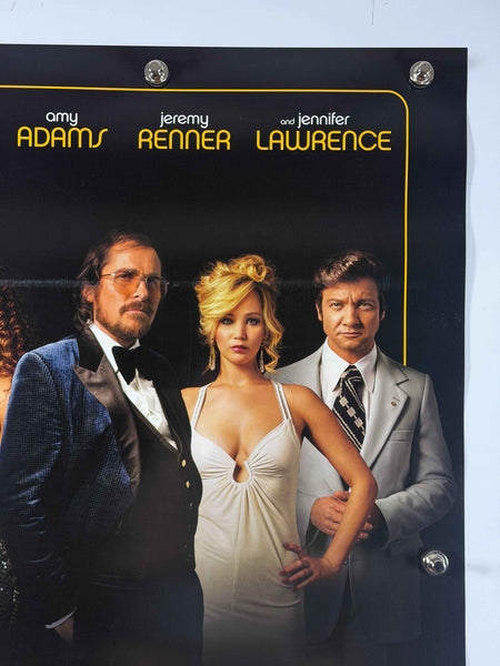 AMERICAN HUSTLE 2013 Original Advance Movie Poster 27x40 DS Rolled Christian Bale Jennifer Lawrence