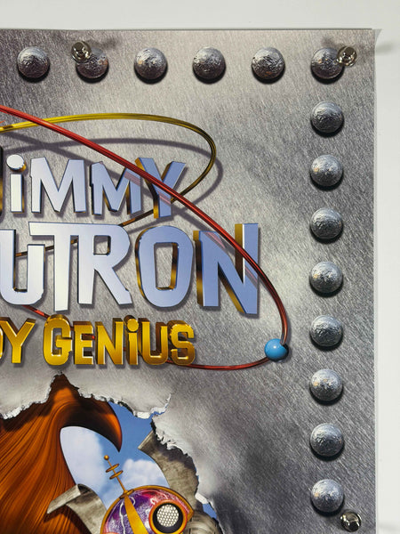 JIMMY NEUTRON BOY GENIUS 2001 Original Teaser Movie Poster 27x40 Rolled Nickelodeon