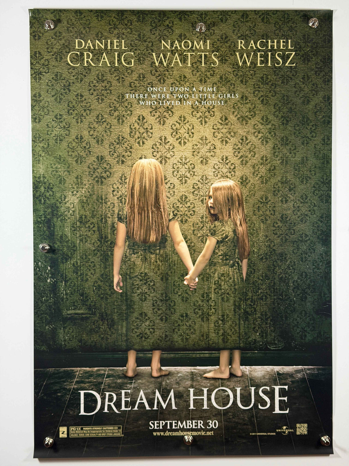 DREAM HOUSE 2011 Original Movie Poster 27x40 DS Rolled Daniel Craig Naomi Watts Rachel Weisz