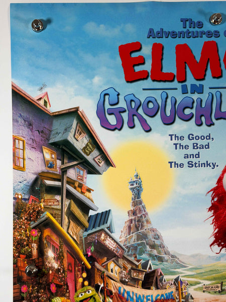 THE ADVENTURES OF ELMO IN GROUCHLAND 1999 Original Movie Poster 27x40 DS Rolled Sesame Street Elmo