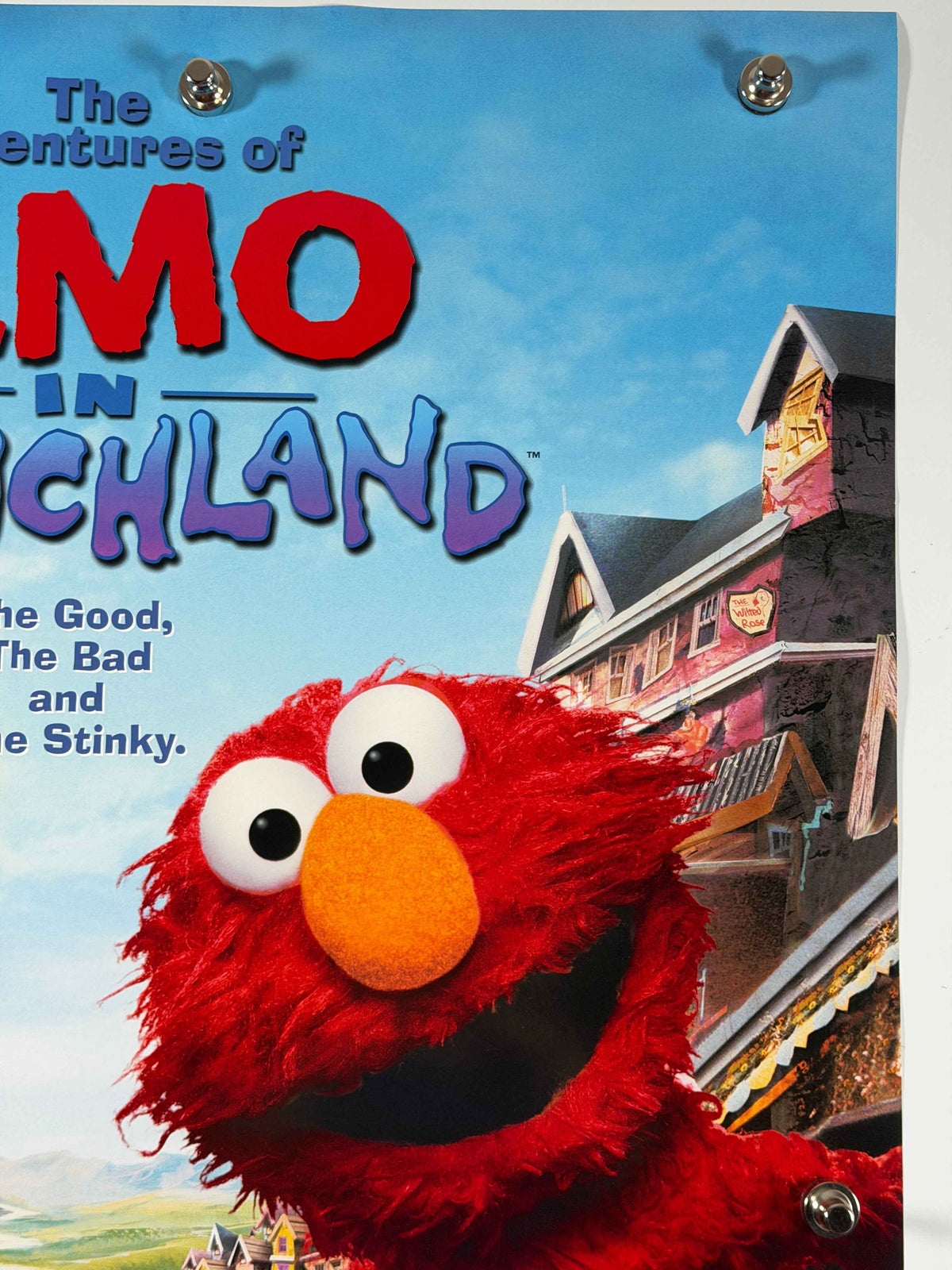 THE ADVENTURES OF ELMO IN GROUCHLAND 1999 Original Movie Poster 27x40 DS Rolled Sesame Street Elmo