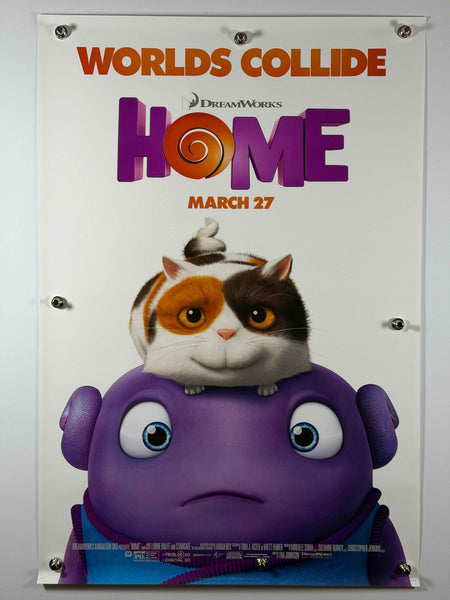 HOME 2015 Original Movie Poster 27x40 DS Rolled Version B DreamWorks Oh Pig