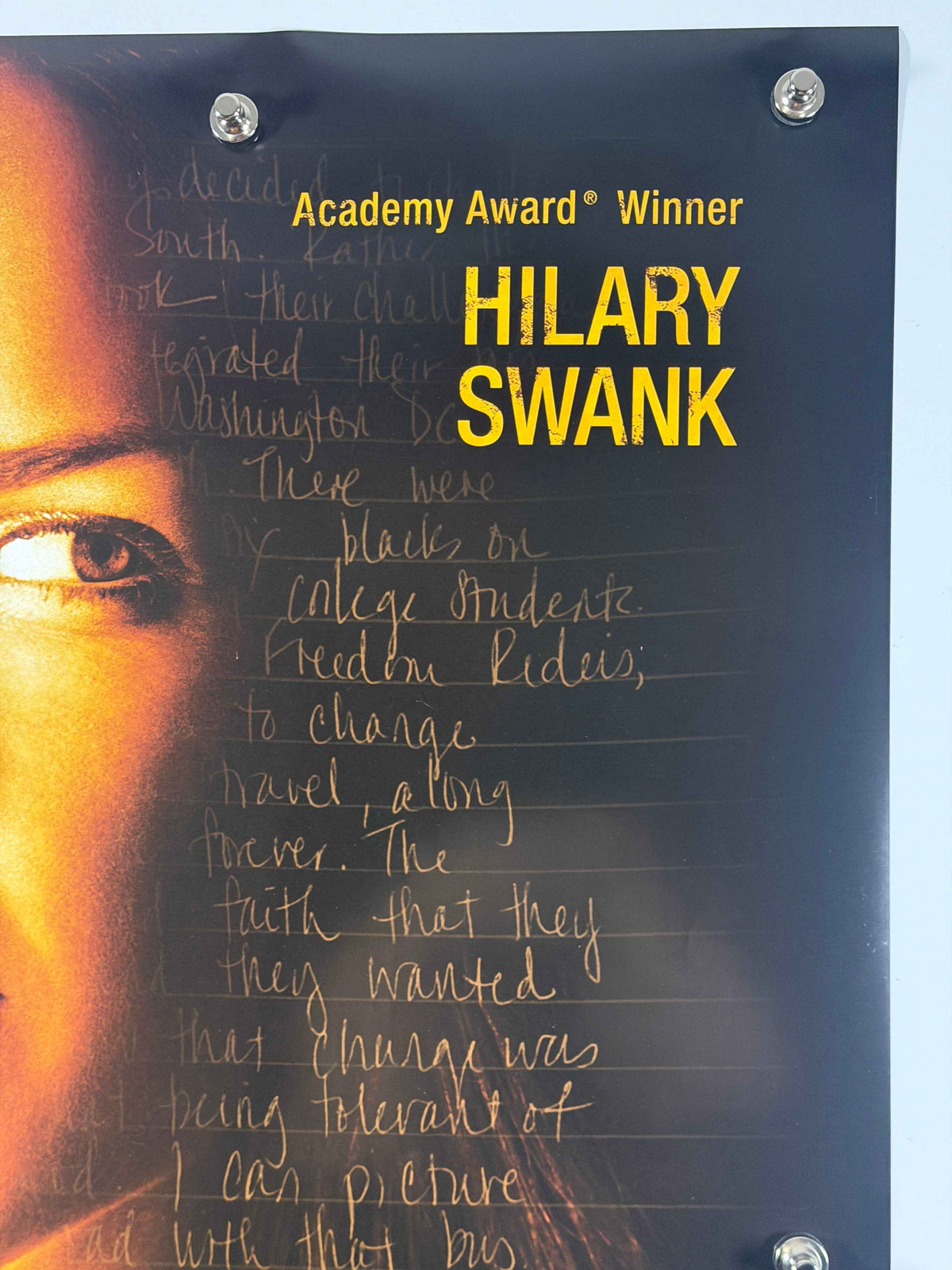 FREEDOM WRITERS 2007 Original Movie Poster 27x40 DS Rolled Hilary Swank