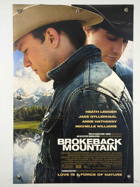 BROKEBACK MOUNTAIN 2005 Original Movie Poster 27x40 DS Rolled Heath Ledger Jake Gyllenhaal