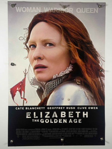 ELIZABETH THE GOLDEN AGE 2007 Original Movie Poster 27x40 DS Rolled Cate Blanchett