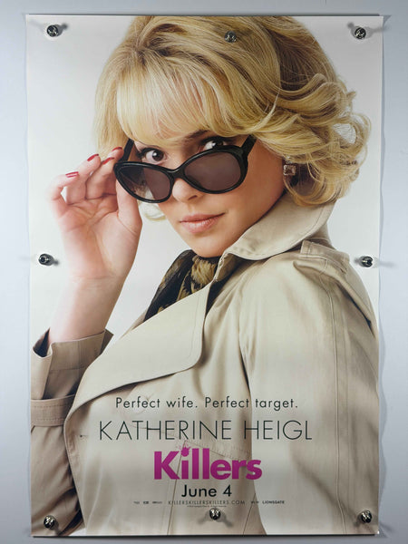 KILLERS 2010 Original Advance Movie Poster 27x40 DS Rolled Katherine Heigl Ashton Kutcher