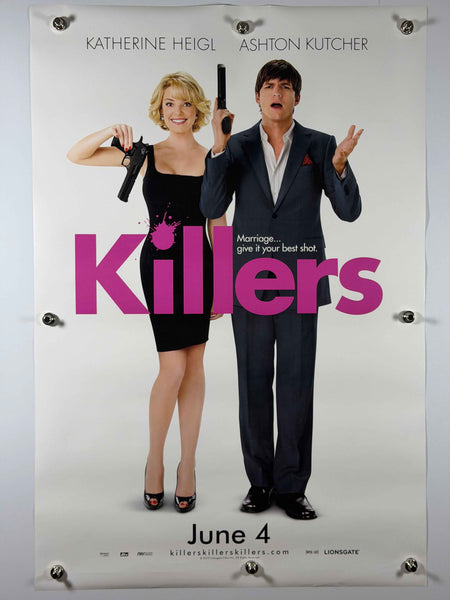 KILLERS 2010 Original Movie Poster 27x40 DS Rolled Katherine Heigl Ashton Kutcher