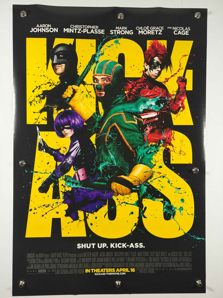KICK-ASS 2010 Original Movie Poster 27x40 DS Rolled Nicolas Cage Chloë Grace Moretz