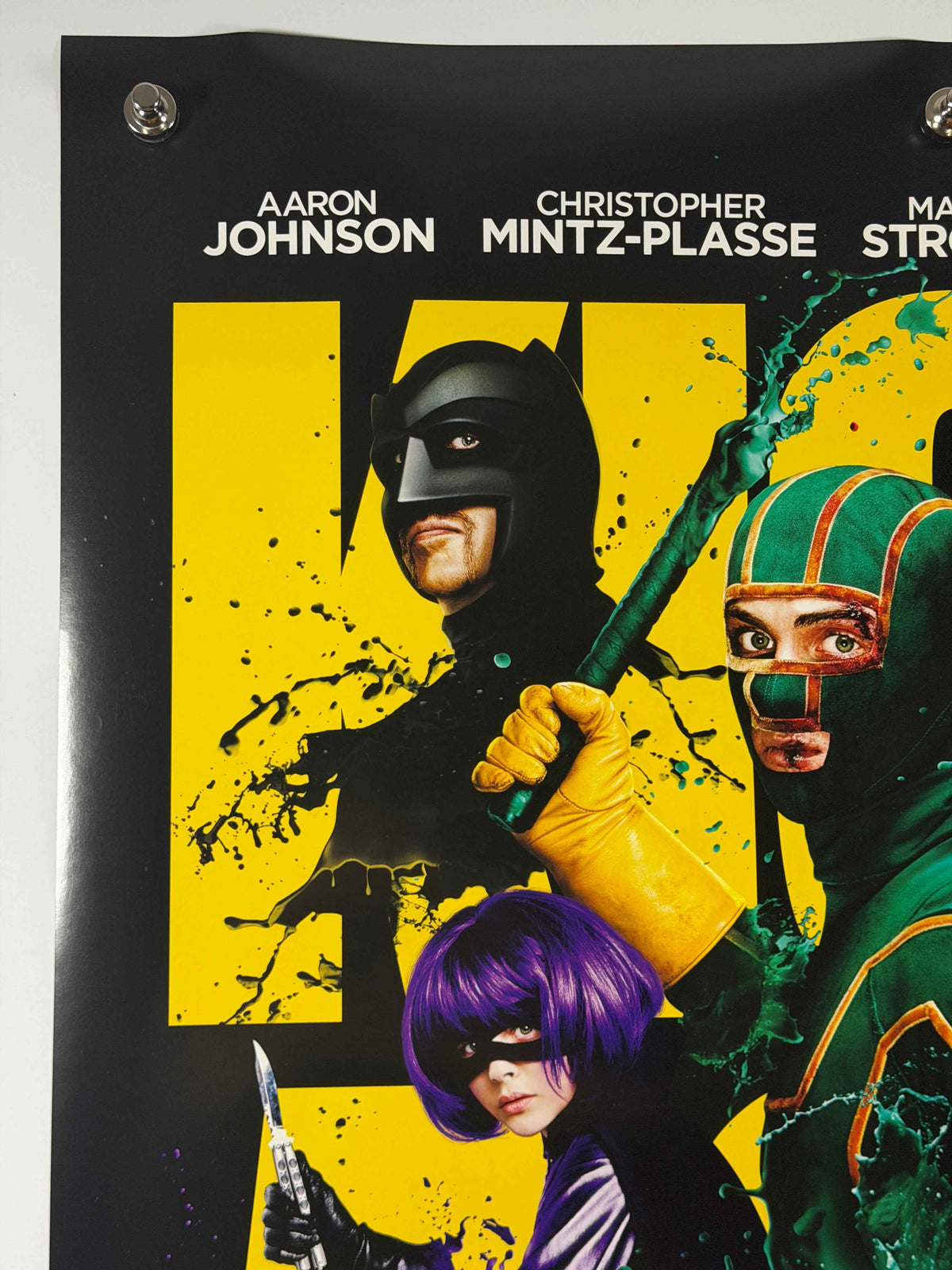 KICK-ASS 2010 Original Movie Poster 27x40 DS Rolled Nicolas Cage Chloë Grace Moretz