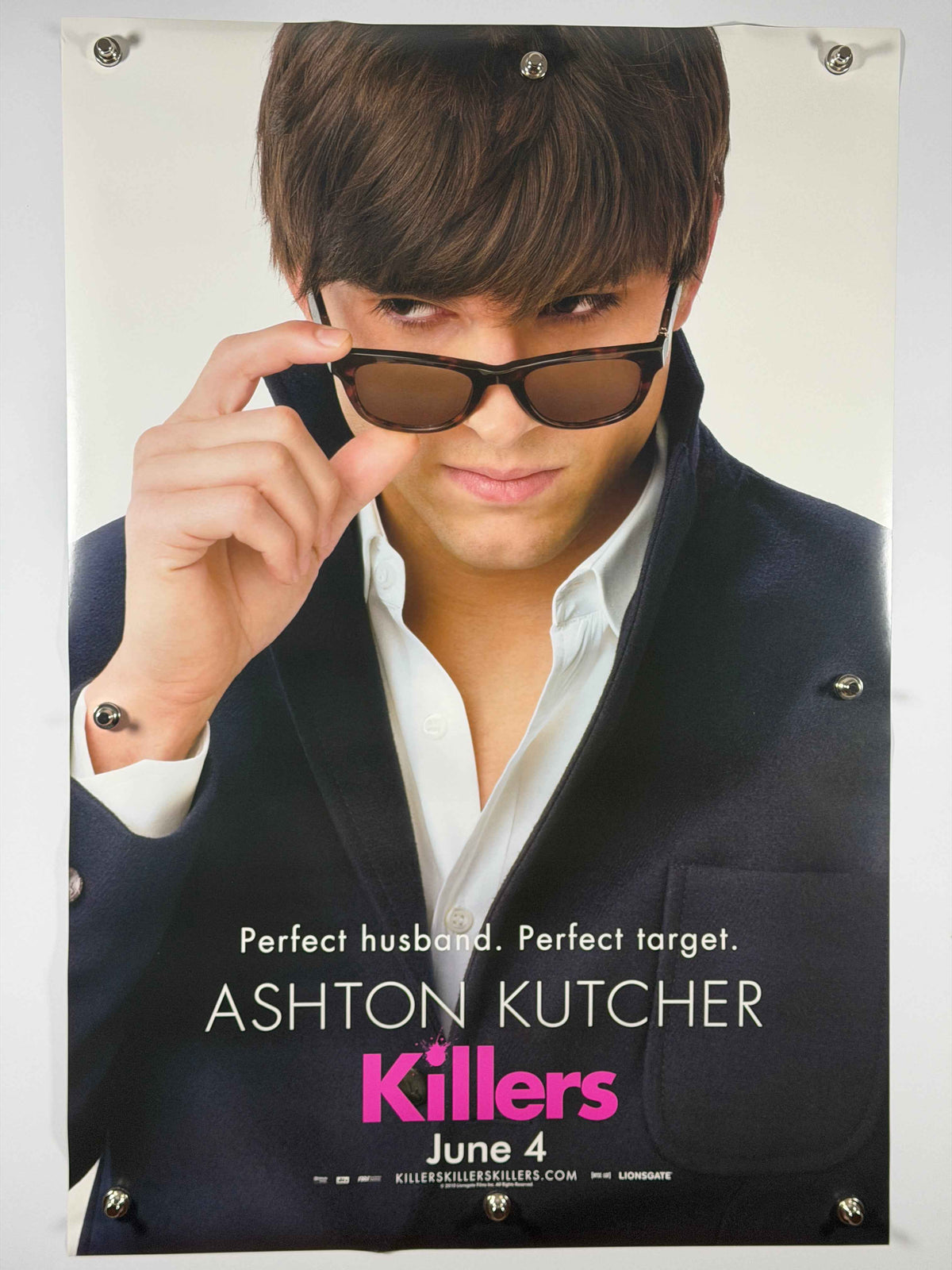 KILLERS 2010 Original Advance Movie Poster 27x40 DS Rolled Ashton Kutcher