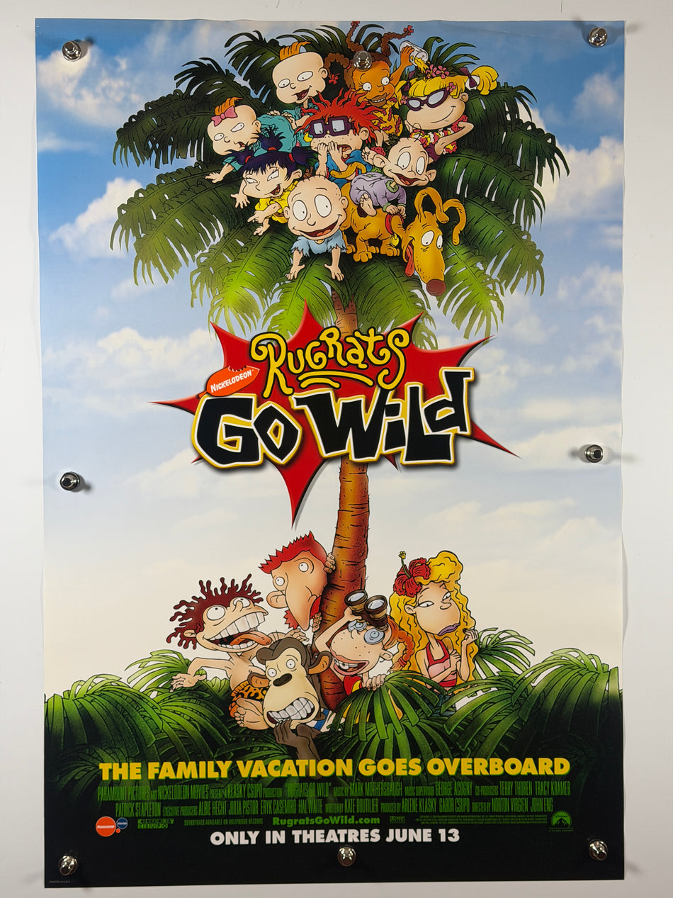RUGRATS GO WILD 2003 Original Movie Poster 27x40 Rolled Nickelodeon Wild Thornberrys
