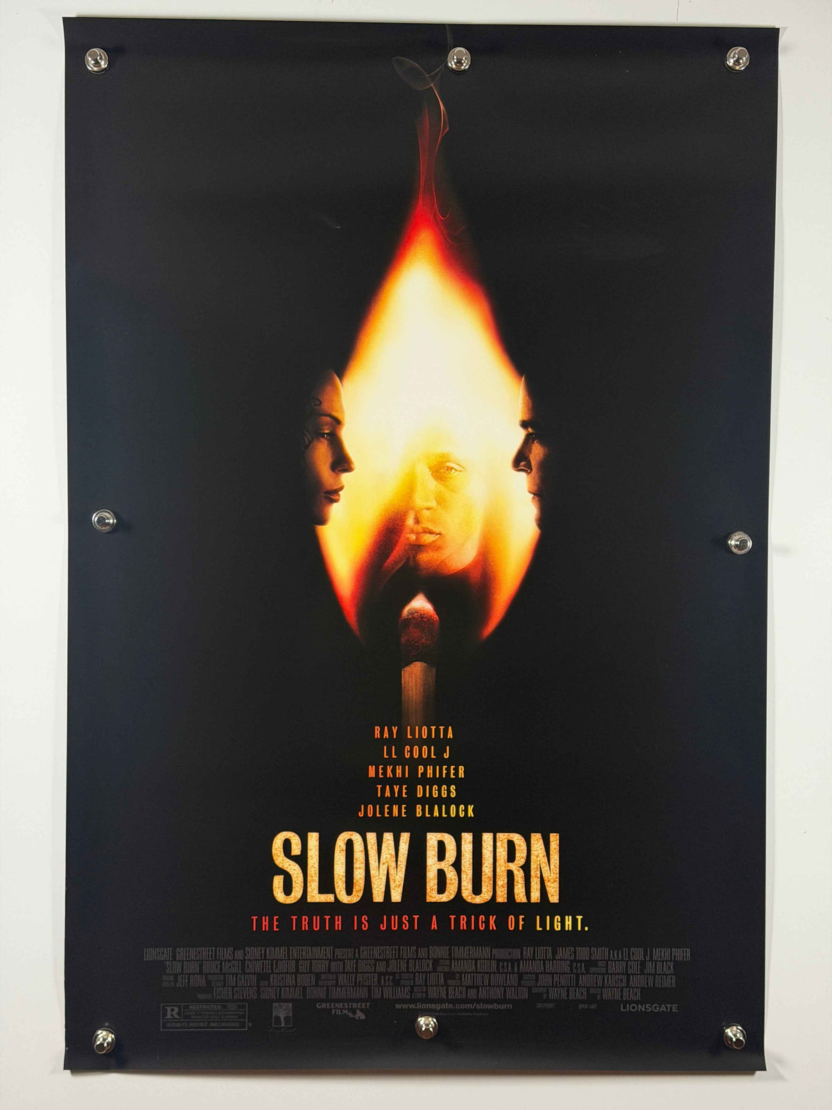 SLOW BURN 2007 Original Movie Poster 27x40 Rolled Ray Liotta LL Cool J