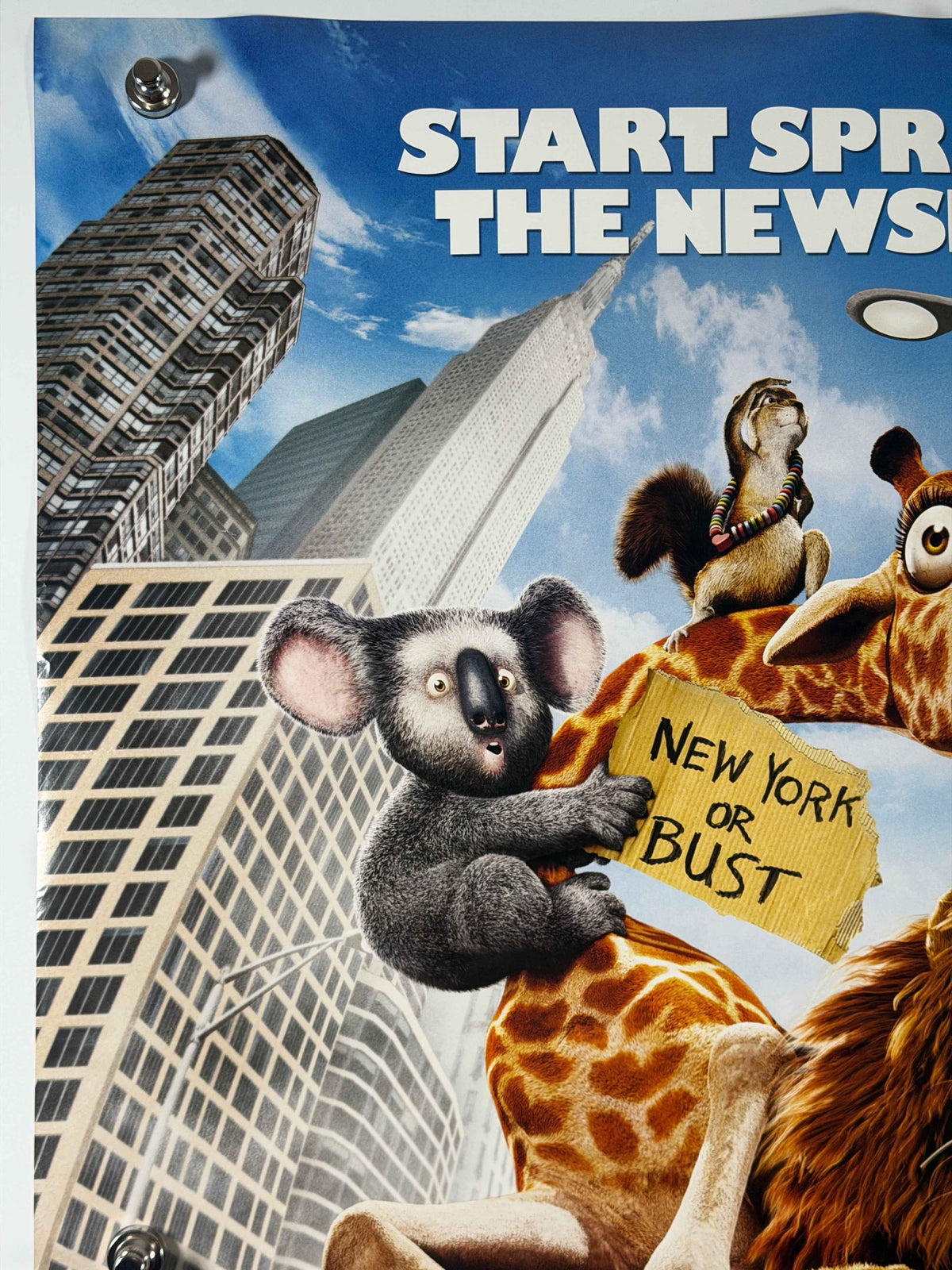 THE WILD 2006 Original Advance Movie Poster 27x40 DS Rolled Disney Kiefer Sutherland