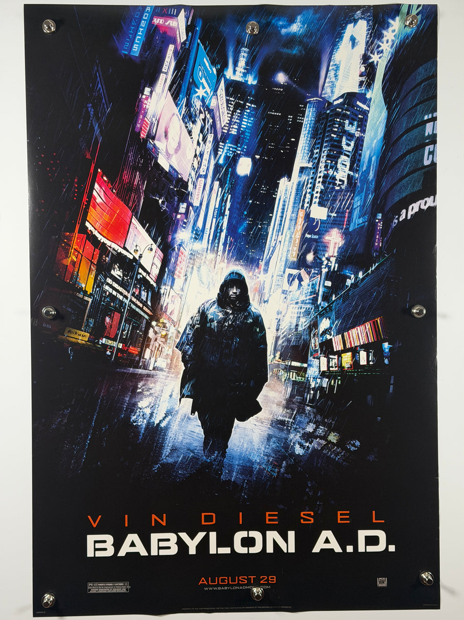BABYLON A.D. 2008 Original Movie Poster 27x40 DS Rolled Version B Vin Diesel