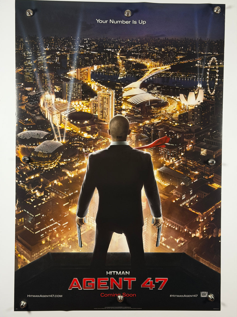 HITMAN: AGENT 47 2015 Original Advance Movie Poster 27x40 DS Rolled Ver A Rupert Friend