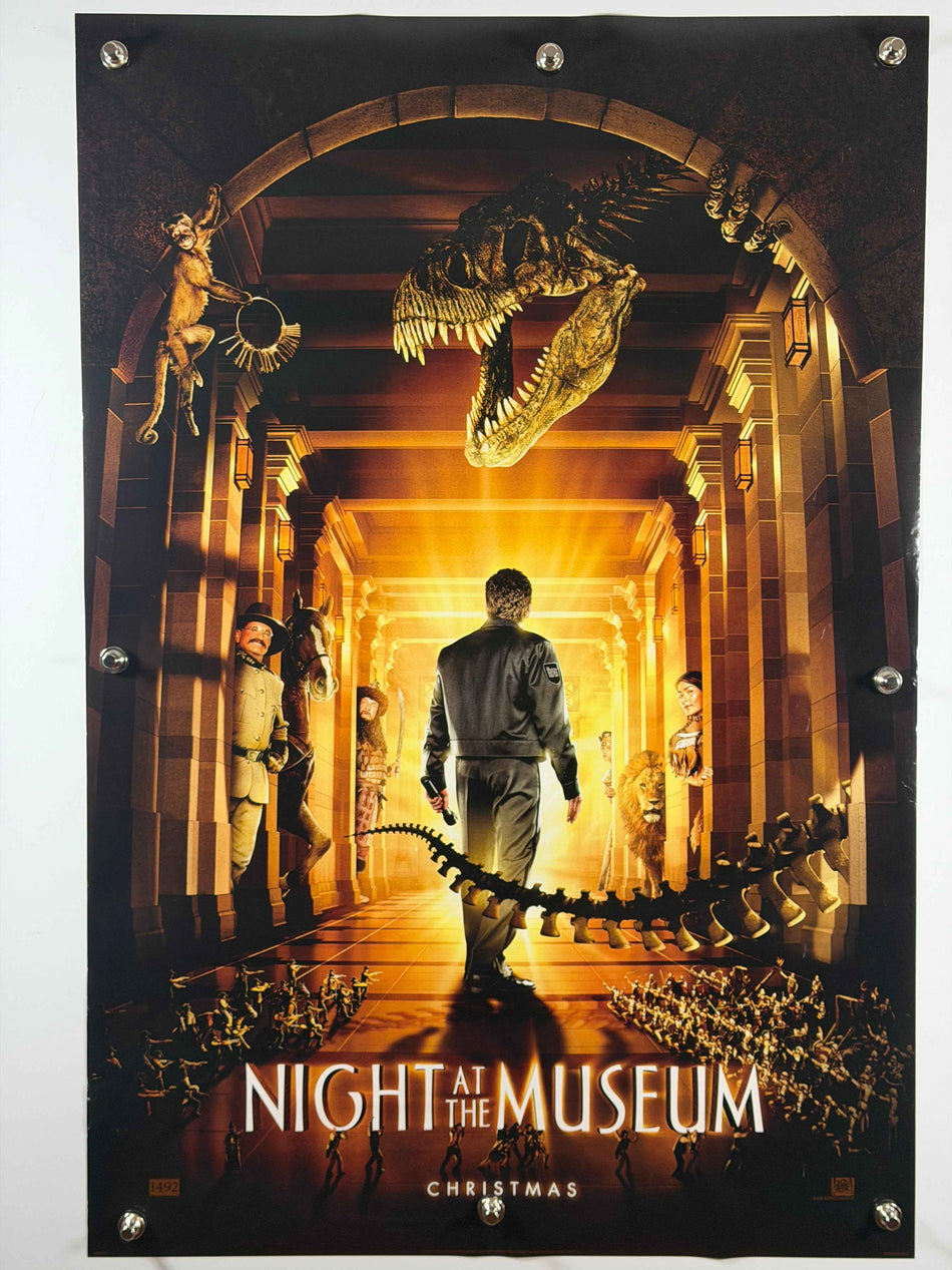 NIGHT AT THE MUSEUM 2006 Original Movie Poster 27x40 DS Rolled Advance Version A Ben Stiller