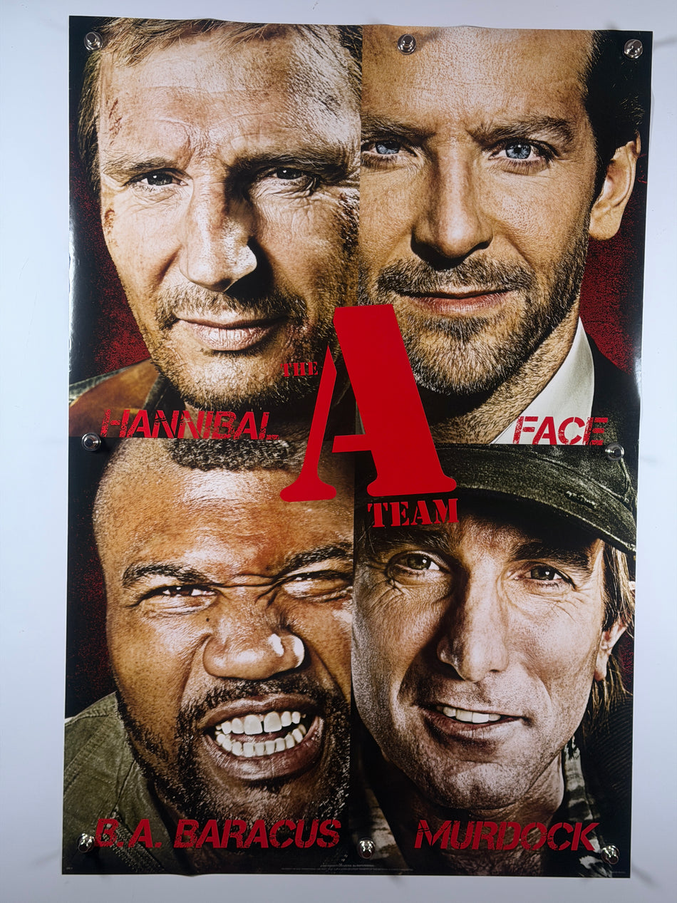THE A-TEAM 2010 Original Movie Poster 27x40 DS Rolled Liam Neeson Bradley Cooper Hannibal Face