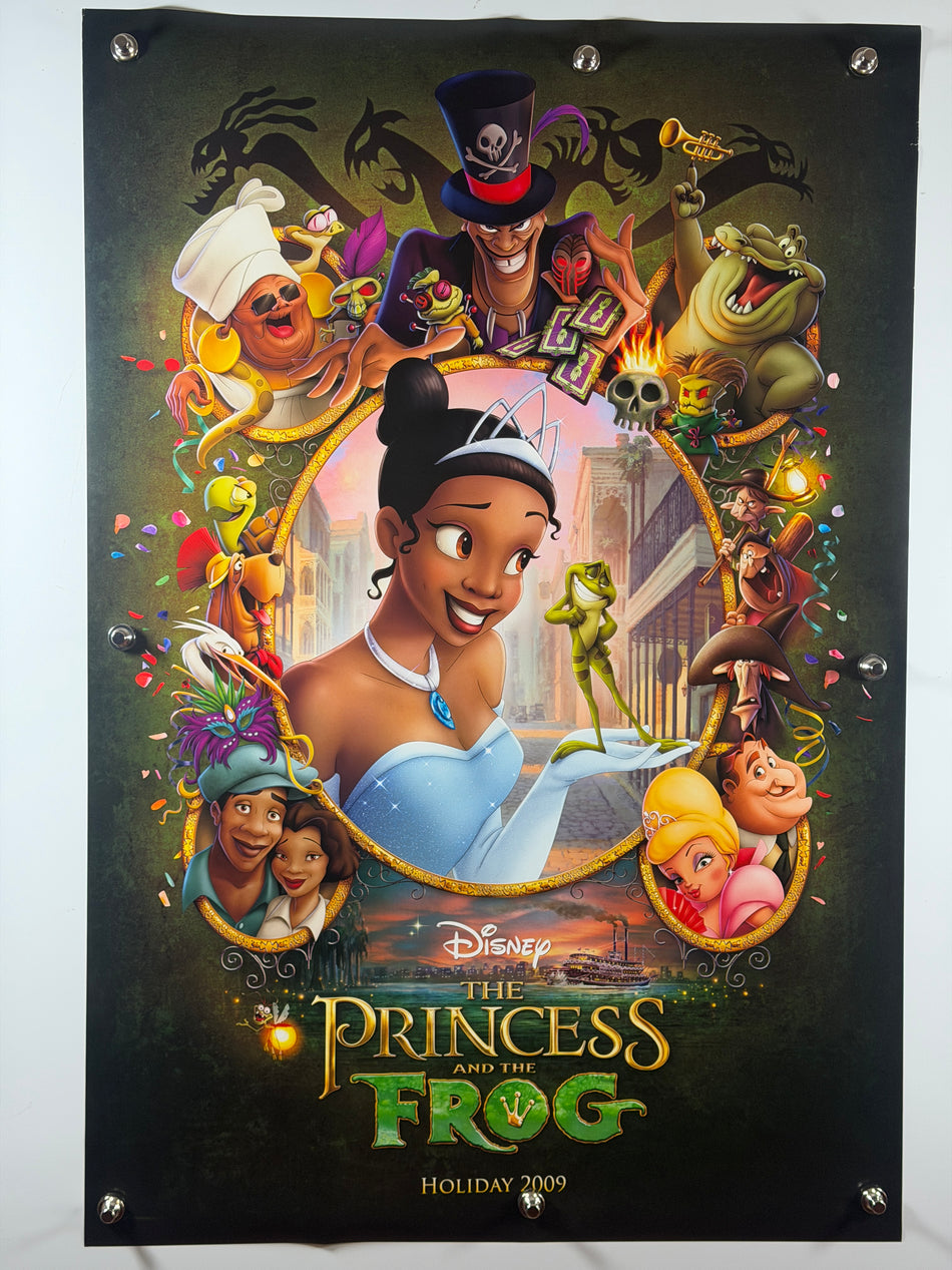 THE PRINCESS AND THE FROG 2009 Original Movie Poster 27x40 DS Rolled Disney Tiana Advance