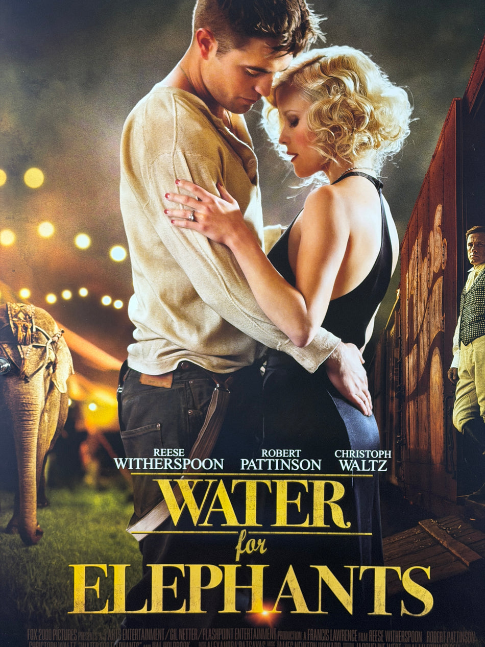 WATER FOR ELEPHANTS 2011 Original Movie Poster 27x40 Version B Robert Pattinson Reese Witherspoon Rolled
