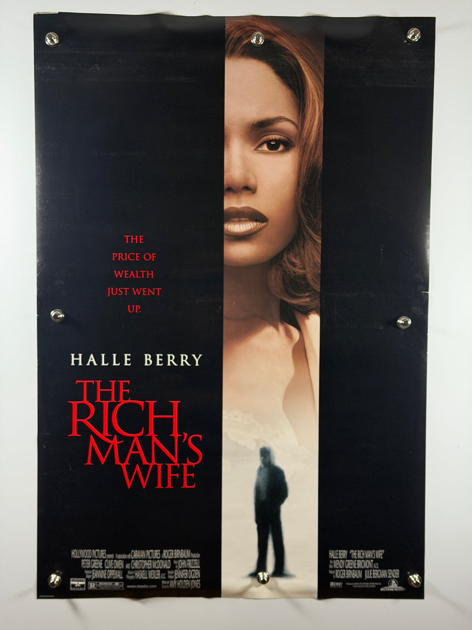 1996 The Rich Man’s Wife Original DS 27x40 Rolled Movie Poster Halle Berry Thriller