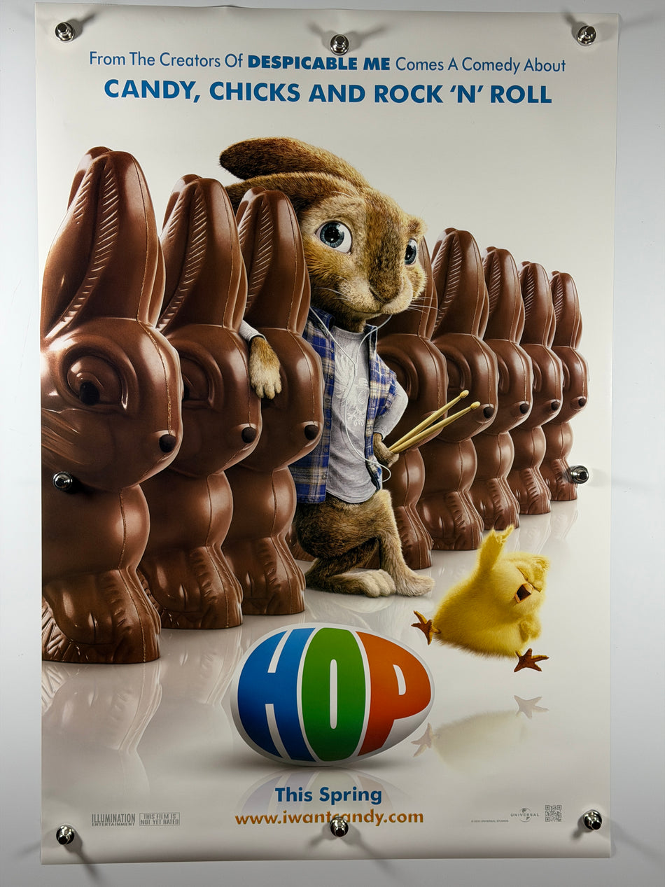 2011 HOP Original Advance Movie Poster 27x40 DS Rolled – Chocolate Bunnies Easter Artwork