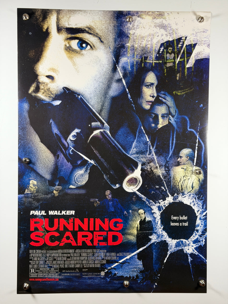 Running Scared (2006) Original Movie Poster – Paul Walker – 27" x 40" – Rolled DS