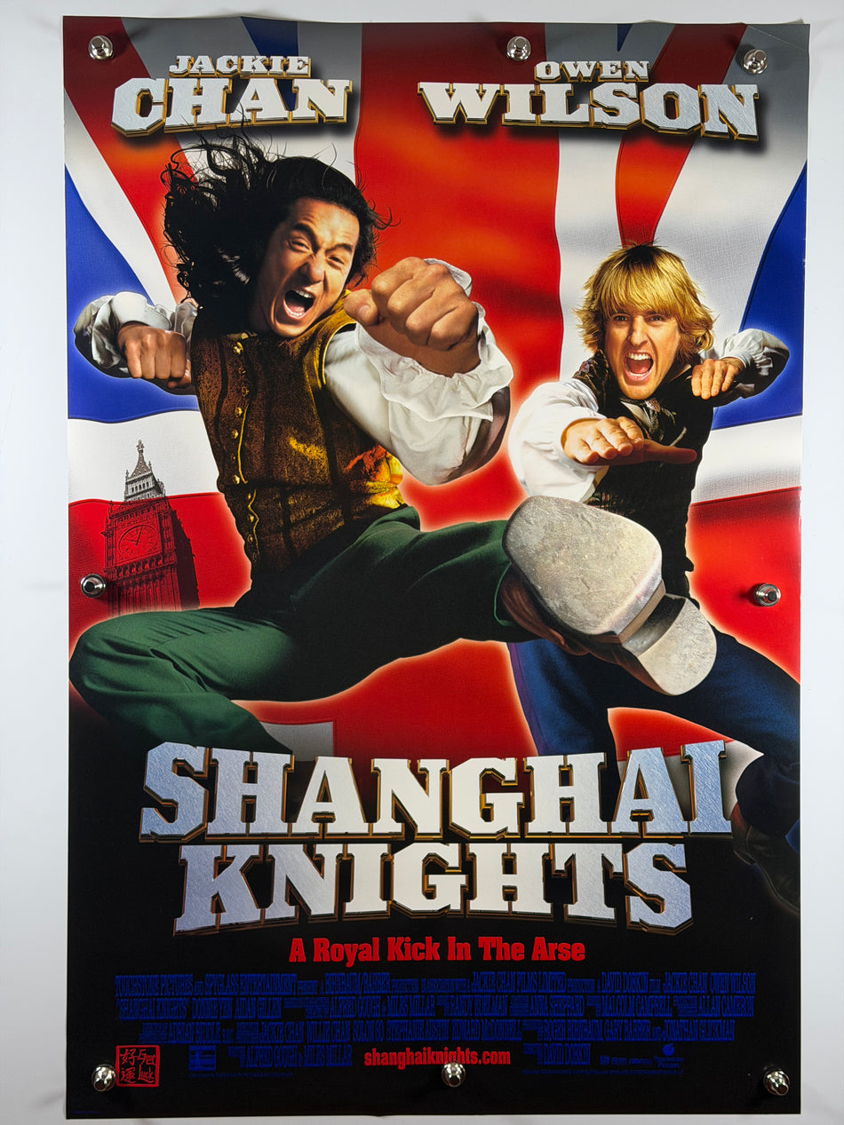 Shanghai Knights (2003) Original Movie Poster – Jackie Chan & Owen Wilson – 27" x 40"