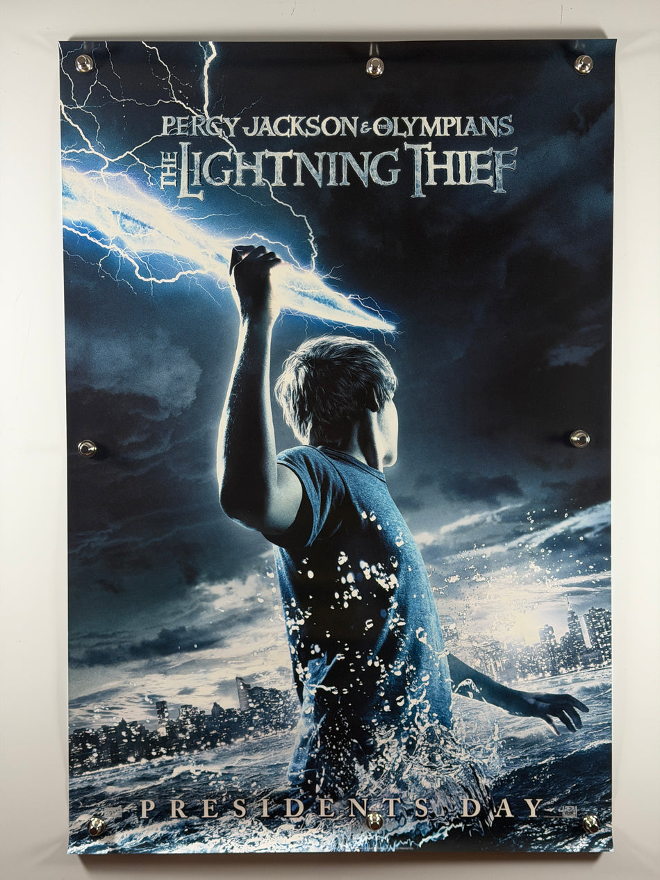 Percy Jackson & the Olympians: The Lightning Thief (2009) Original Advance Movie Poster Rolled DS– 27x40 Lightning Teaser