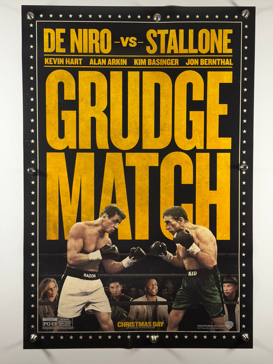 Grudge Match (2013) Original Movie Poster Rolled DS – 27x40 De Niro vs Stallone Boxing One Sheet