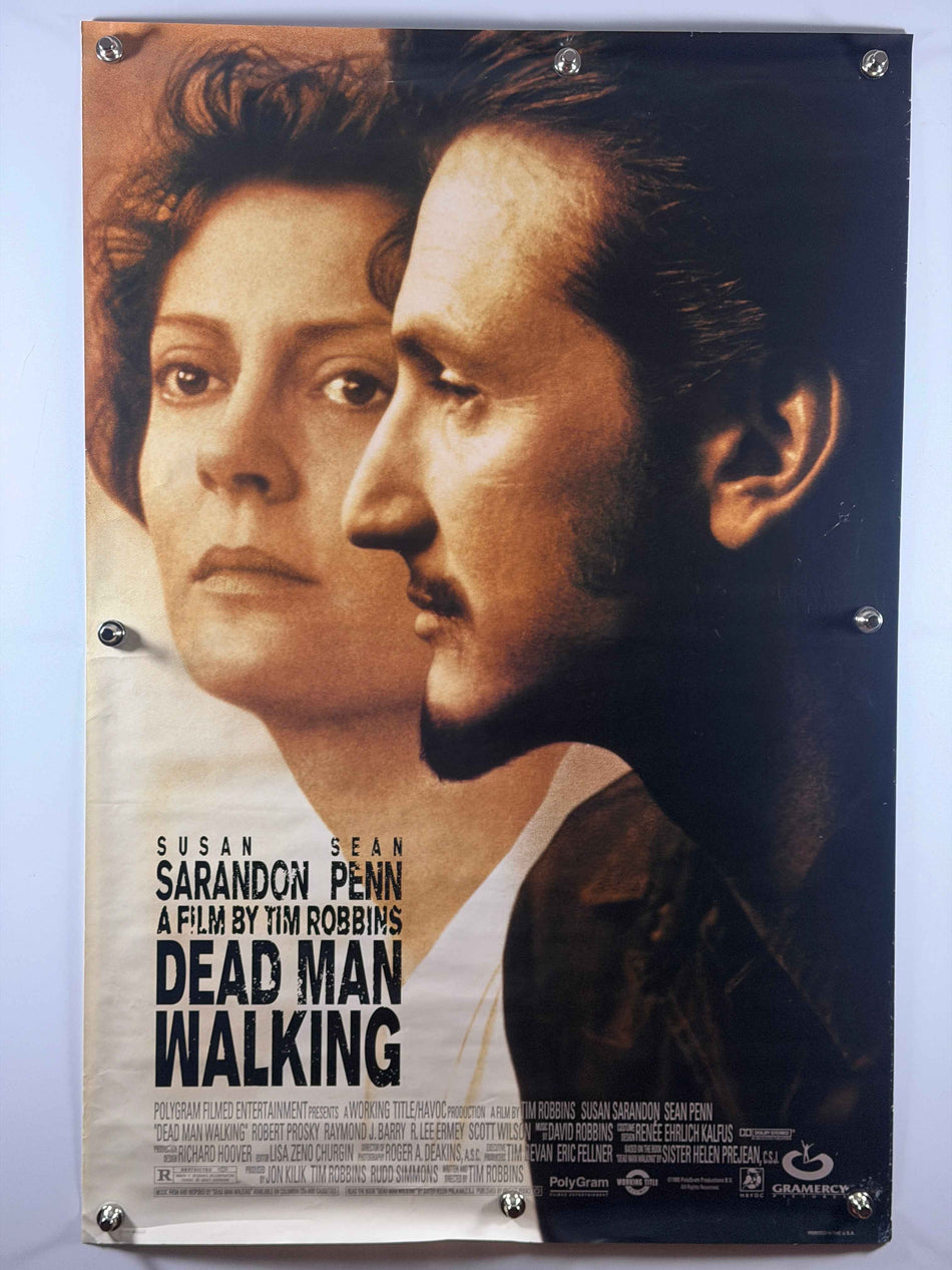 Dead Man Walking 1995 Original Movie Poster 27x40 DS Susan Sarandon Sean Penn