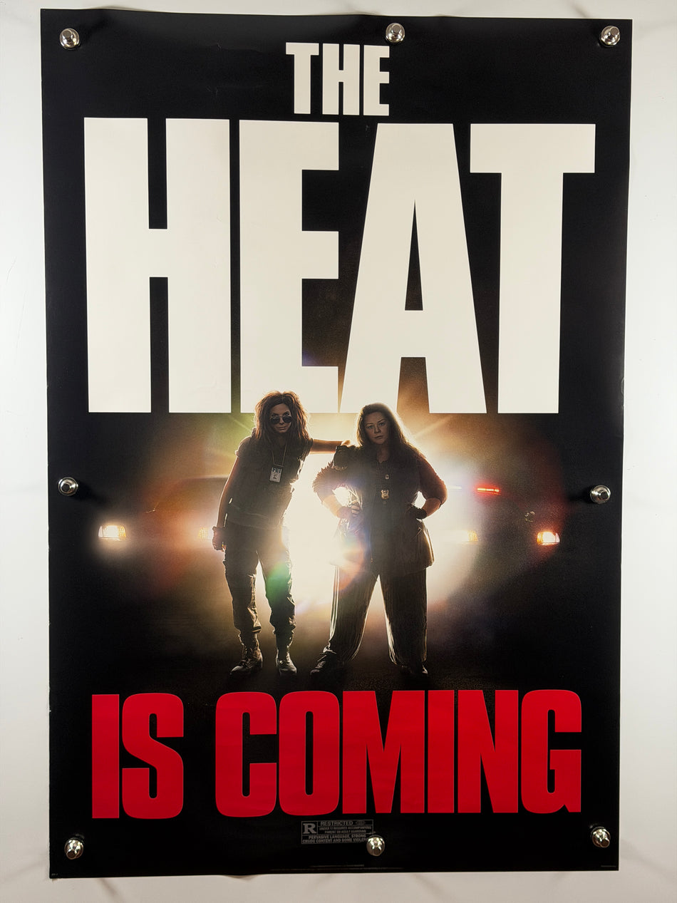 The Heat 2013 Original Movie Poster 27x40 DS Teaser Sandra Bullock Melissa McCarthy
