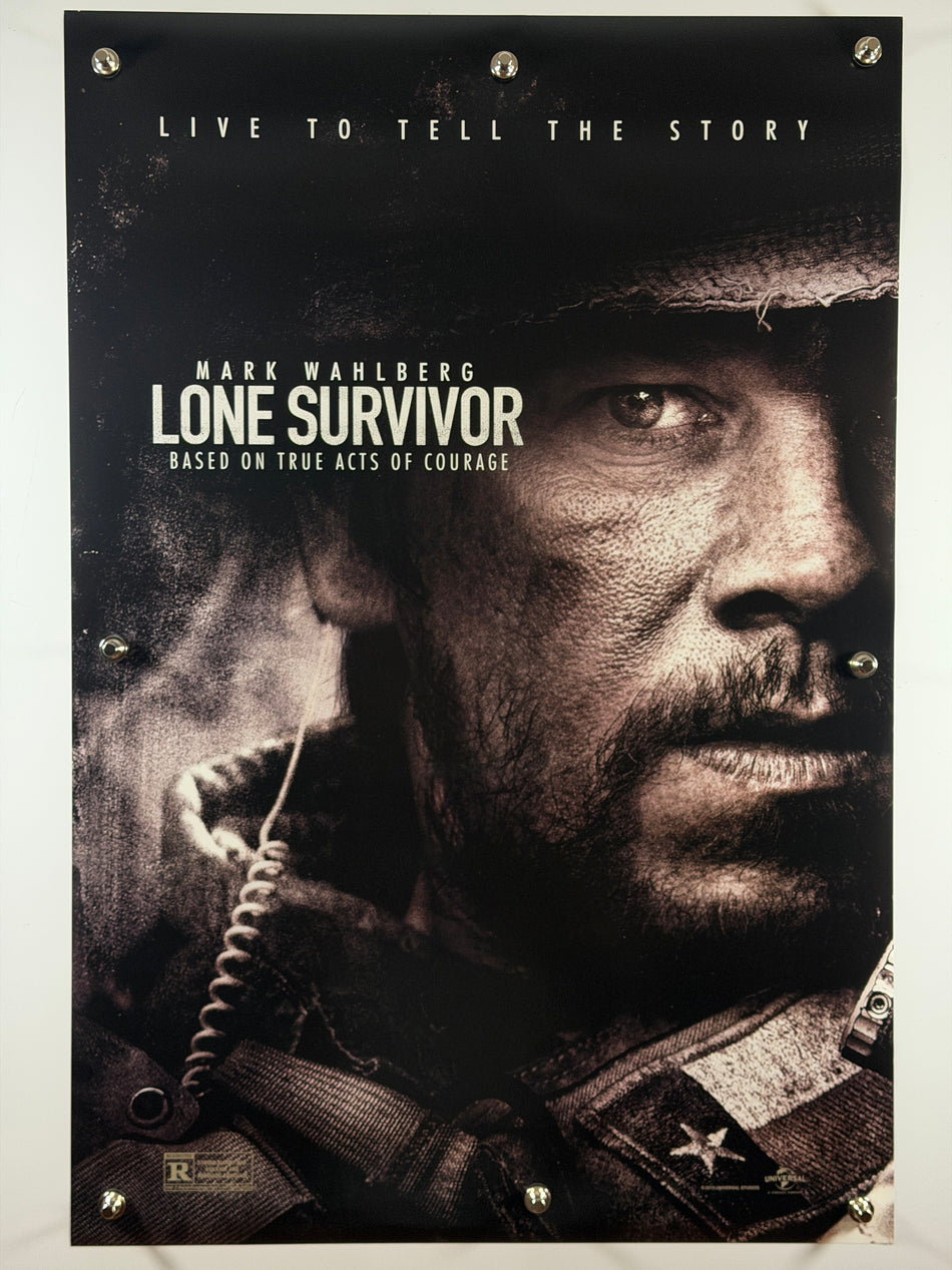 Lone Survivor 2013 Original Movie Poster 27x40 DS Advance Mark Wahlberg