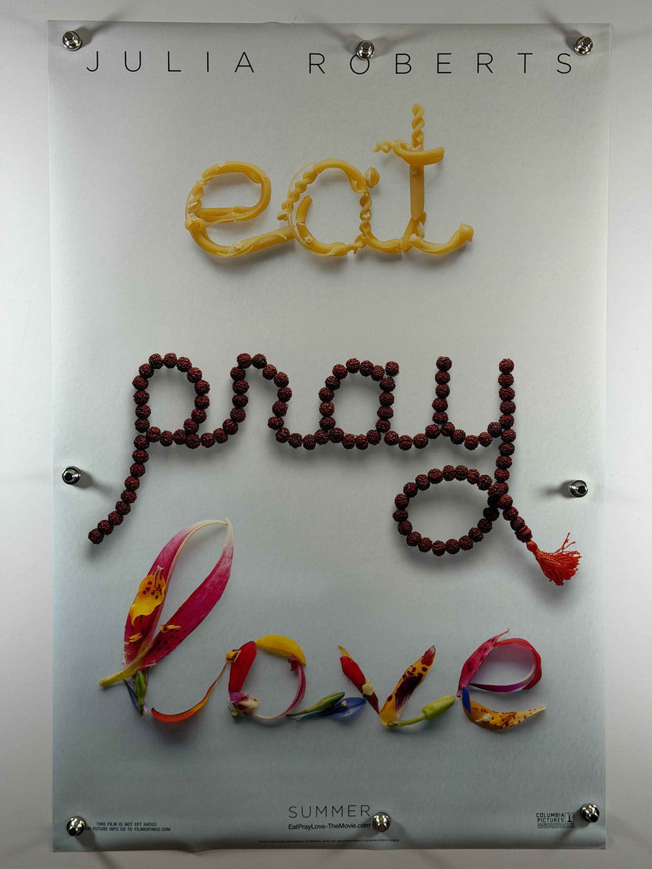 Eat Pray Love 2010 Original Movie Poster 27x40 DS Advance Julia Roberts