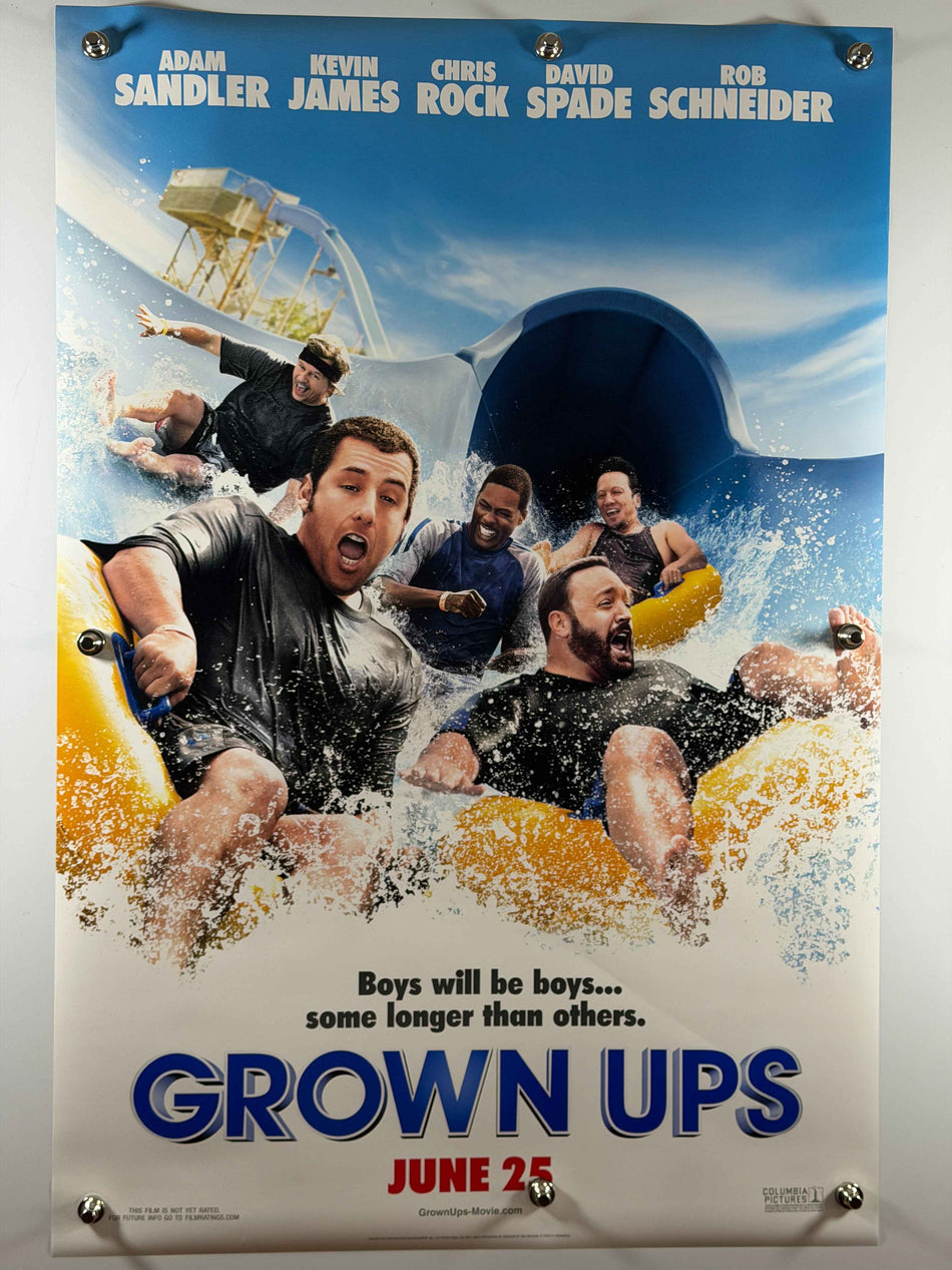Grown Ups 2010 Original Movie Poster 27x40 DS Advance Adam Sandler Kevin James Chris Rock