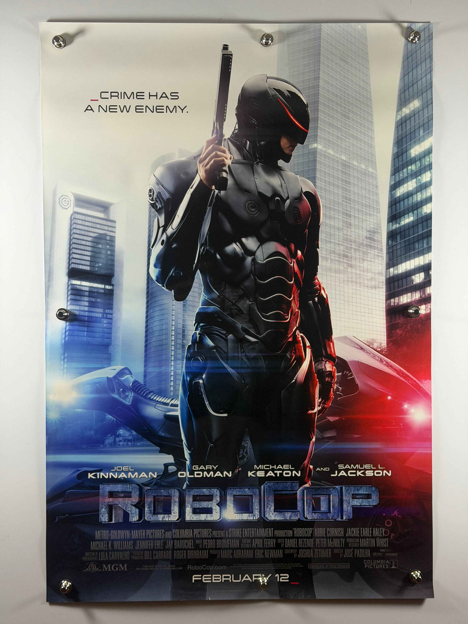 RoboCop 2014 Original Movie Poster 27x40 DS Joel Kinnaman Gary Oldman