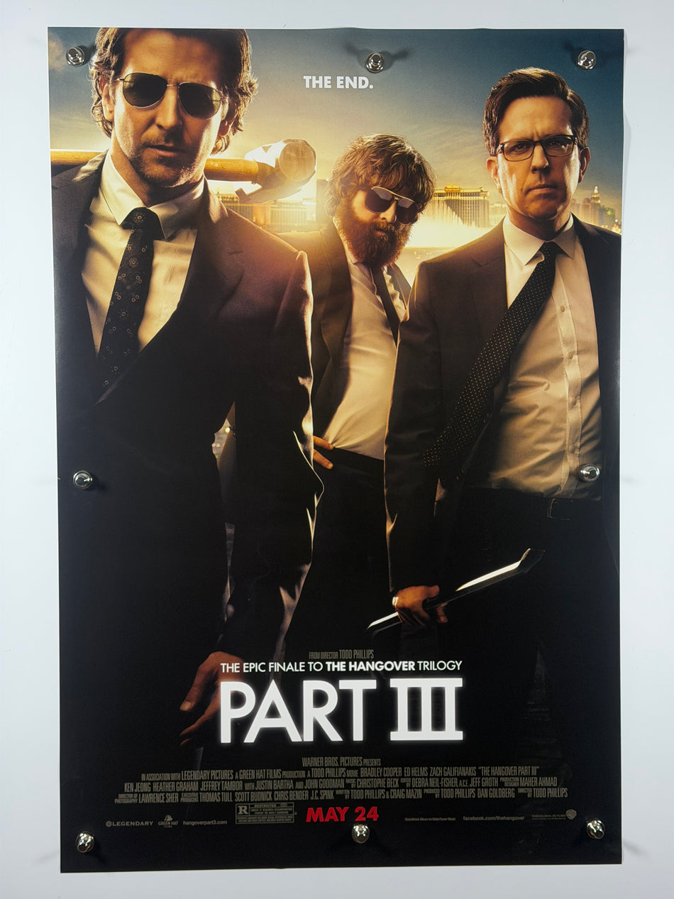 The Hangover Part III 2013 Original Movie Poster 27x40 DS Bradley Cooper