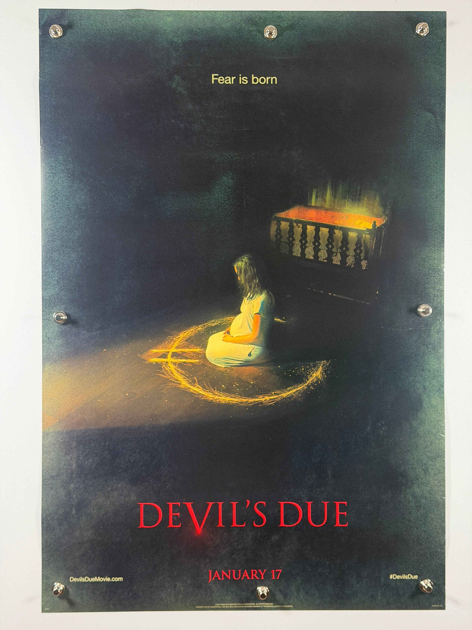 Devil's Due 2014 Original Movie Poster 27x40 DS Advance Horror Campaign A