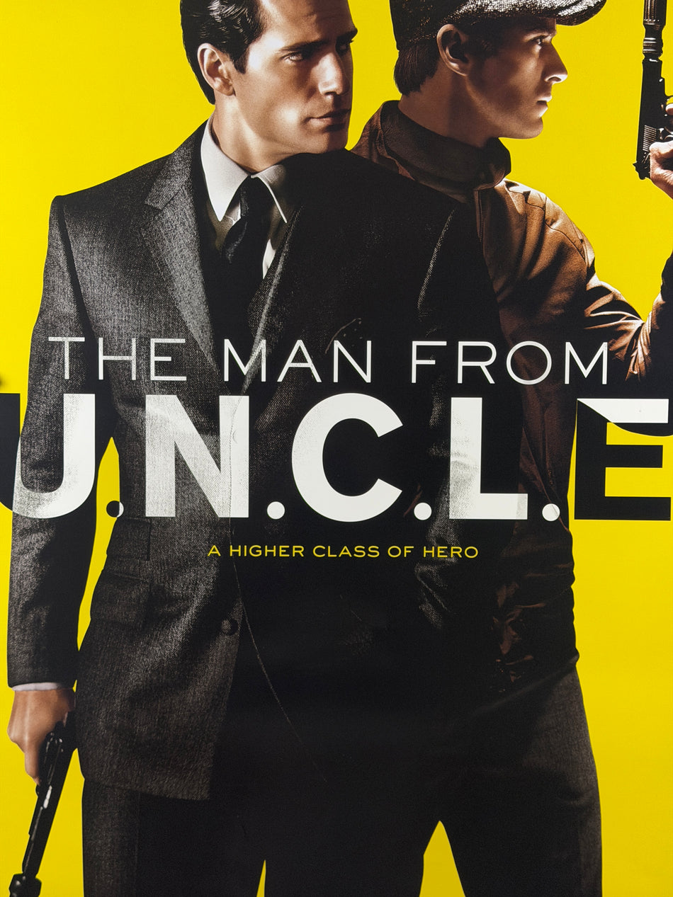 The Man from U.N.C.L.E. 2015 Original Movie Poster 27x40 DS Advance Henry Cavill