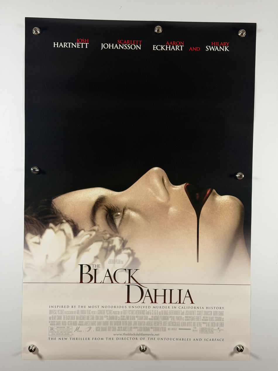 The Black Dahlia 2006 Original Movie Poster 27x40 DS Scarlett Johansson