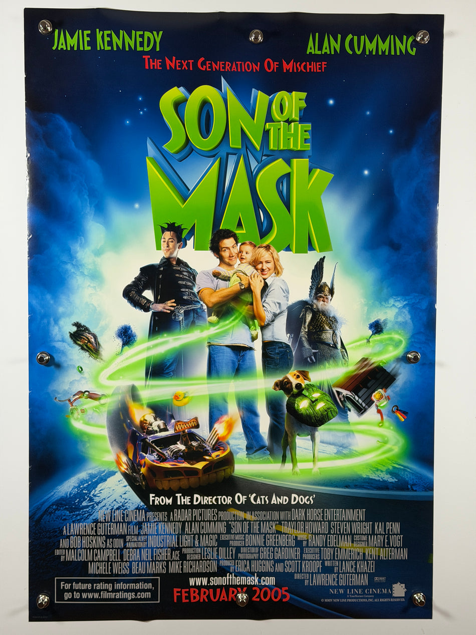 Son of the Mask 2004 Original Movie Poster 27x40 DS Advance Jamie Kennedy Alan Cumming