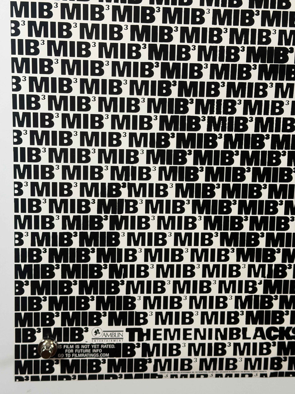 Men in Black 3 2012 Original Movie Poster 27x40 DS Teaser Advance MIB3